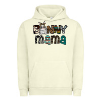 Pigment Pistachio Bunny mama Urban Hoodie - CowhideDigitalArt