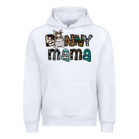 White Bunny mama Urban Hoodie - CowhideDigitalArt