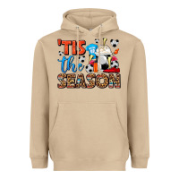 Mushroom tis the season  soccer  frappe coffee Heavyweight Hoodie - FaDigitalArtStudio