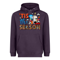 Plum tis the season  soccer  frappe coffee Heavyweight Hoodie - FaDigitalArtStudio