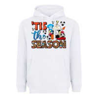 White tis the season  soccer  frappe coffee Heavyweight Hoodie - FaDigitalArtStudio