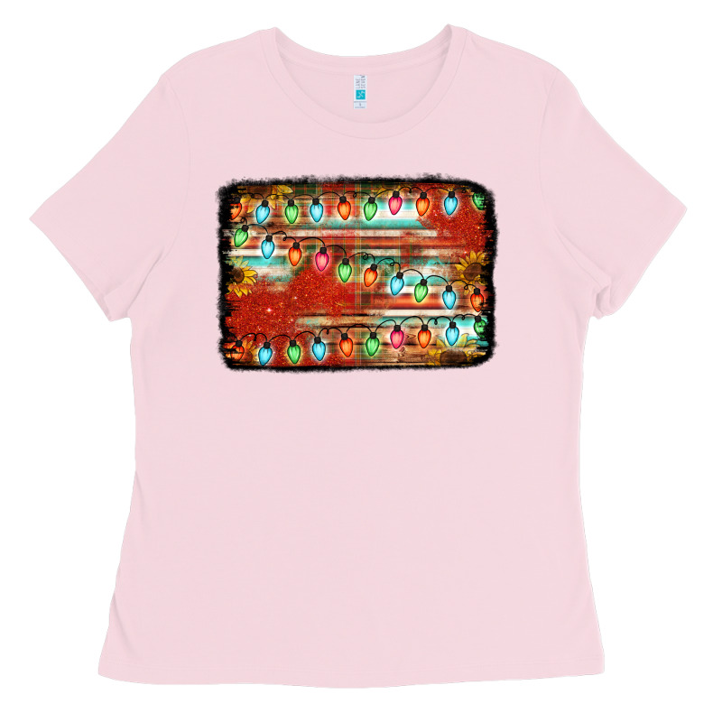 Christmas Serape Sunflower Background Ladies Tee by Jasminsmagicworld | Teevron