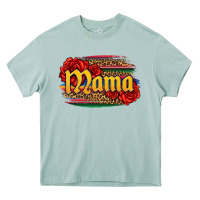Arona Latina mama with serape and roses Heavy Core Tee - Jasminsmagicworld