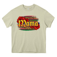 Mossy Latina mama with serape and roses Heavy Core Tee - Jasminsmagicworld