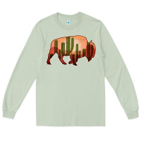 Matcha Cactus Bison Silhouette Long Sleeve Tee - Bettercallsaul