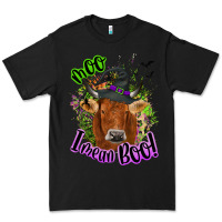 Black Moo i mean boo Cow Premium Tee - NancyCooperArtShop