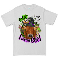 Dove Grey Moo i mean boo Cow Premium Tee - NancyCooperArtShop