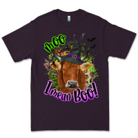 Plum Moo i mean boo Cow Premium Tee - NancyCooperArtShop