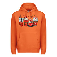 Carrot ladybug coffee cups Premium Hoodie - OliviaCreatesArt