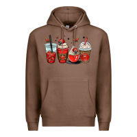 Chestnut ladybug coffee cups Premium Hoodie - OliviaCreatesArt