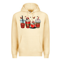 Pina Colada ladybug coffee cups Premium Hoodie - OliviaCreatesArt