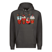 Smoke ladybug coffee cups Premium Hoodie - OliviaCreatesArt