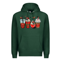 Sports Green ladybug coffee cups Premium Hoodie - OliviaCreatesArt