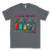 Charcoal Heather Battery Life Of A lunch Lady Classic Tee - BundleAndBundleShop