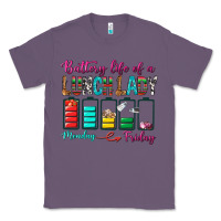 Lavender Battery Life Of A lunch Lady Classic Tee - BundleAndBundleShop