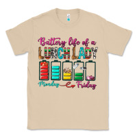 Mushroom Battery Life Of A lunch Lady Classic Tee - BundleAndBundleShop
