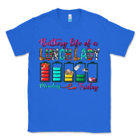 True Royal Battery Life Of A lunch Lady Classic Tee - BundleAndBundleShop