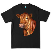 Black red angus cattle cow Premium Tee - LillyAllenDesigns