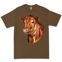 Cacao red angus cattle cow Premium Tee - LillyAllenDesigns