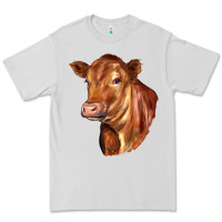 Dove Grey red angus cattle cow Premium Tee - LillyAllenDesigns