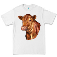 White red angus cattle cow Premium Tee - LillyAllenDesigns