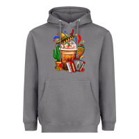 Storm Mexican Frappe With Cactus Sombrero And Maracas Heavyweight Hoodie - FaDigitalArtStudio