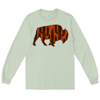 Matcha Red Cactus Bison Silhouette Long Sleeve Tee - Bettercallsaul