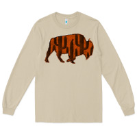 Mushroom Red Cactus Bison Silhouette Long Sleeve Tee - Bettercallsaul