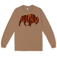 Toasted Coconut Red Cactus Bison Silhouette Long Sleeve Tee - Bettercallsaul
