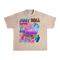 French Oak just roll with it Urban Heavy Tee - BundleAndBundleShop