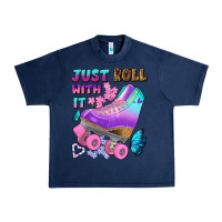 Navy just roll with it Urban Heavy Tee - BundleAndBundleShop