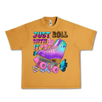 Peanut Butter just roll with it Urban Heavy Tee - BundleAndBundleShop