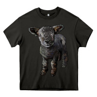 Asphalt southdown baby sheep Heavy Core Tee - LillyAllenDesigns
