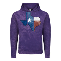 Cloud Purple Texas Watercolor Map Vintage Hoodie - Jasminsmagicworld
