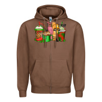 Chestnut christmas movie coffee cups Zipper Hoodie - CowGirlArtShop
