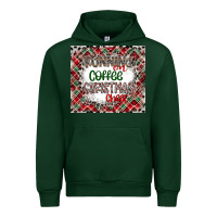 Forest Green Running on Coffee And Christmas Urban Hoodie - CowhideDigitalArt