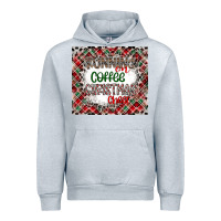 Heather Grey Running on Coffee And Christmas Urban Hoodie - CowhideDigitalArt