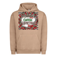 Pigment Burro Running on Coffee And Christmas Urban Hoodie - CowhideDigitalArt