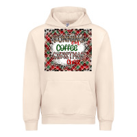 Sandshell Running on Coffee And Christmas Urban Hoodie - CowhideDigitalArt