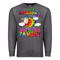 Charcoal Heather I am the rainbow sheep of the family Premium Sweatshirt - FaDigitalArtStudio