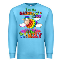 Ocean Blue I am the rainbow sheep of the family Premium Sweatshirt - FaDigitalArtStudio