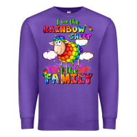 Purple I am the rainbow sheep of the family Premium Sweatshirt - FaDigitalArtStudio