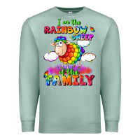 Seafoam I am the rainbow sheep of the family Premium Sweatshirt - FaDigitalArtStudio