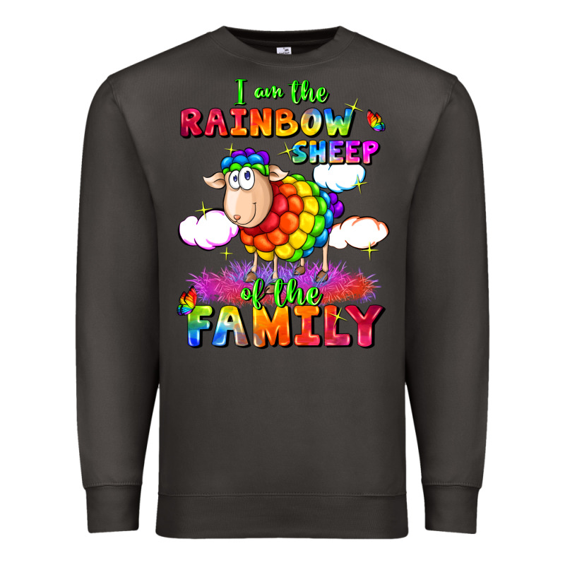 I Am The Rainbow Sheep Of The Family Premium Sweatshirt by FaDigitalArtStudio | Teevron