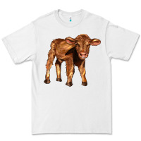 White red angus calf Premium Tee - LillyAllenDesigns