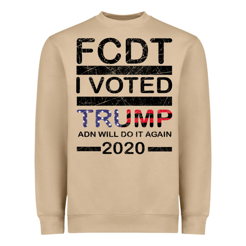 Hell Yeah I Voted Trump And Will Do It Again 2020 Heavyweight Sweatshirt by Bettercallsaul | Teevron