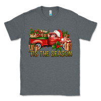 Charcoal Heather Tis' The Season Christmas Truck Classic Tee - BundleAndBundleShop