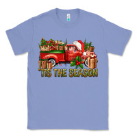 Colony Blue Tis' The Season Christmas Truck Classic Tee - BundleAndBundleShop