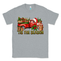 Heather Grey Tis' The Season Christmas Truck Classic Tee - BundleAndBundleShop