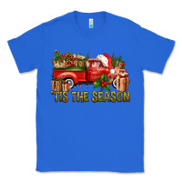 True Royal Tis' The Season Christmas Truck Classic Tee - BundleAndBundleShop